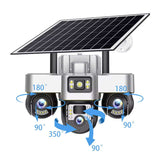 Latest Solar Camera( Real 3 lens)