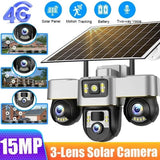 Latest Solar Camera( Real 3 lens)