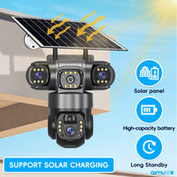 Triple Lens Solar Camera