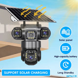 Triple Lens Solar Camera