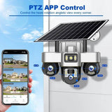 Latest Solar Camera( Real 3 lens)