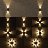 Solar Light Quadlux - Premium Wall Mounted Solar Light