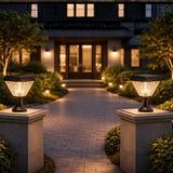 Solar Diamond Pillar Light – Waterproof Outdoor Pillar Lamp